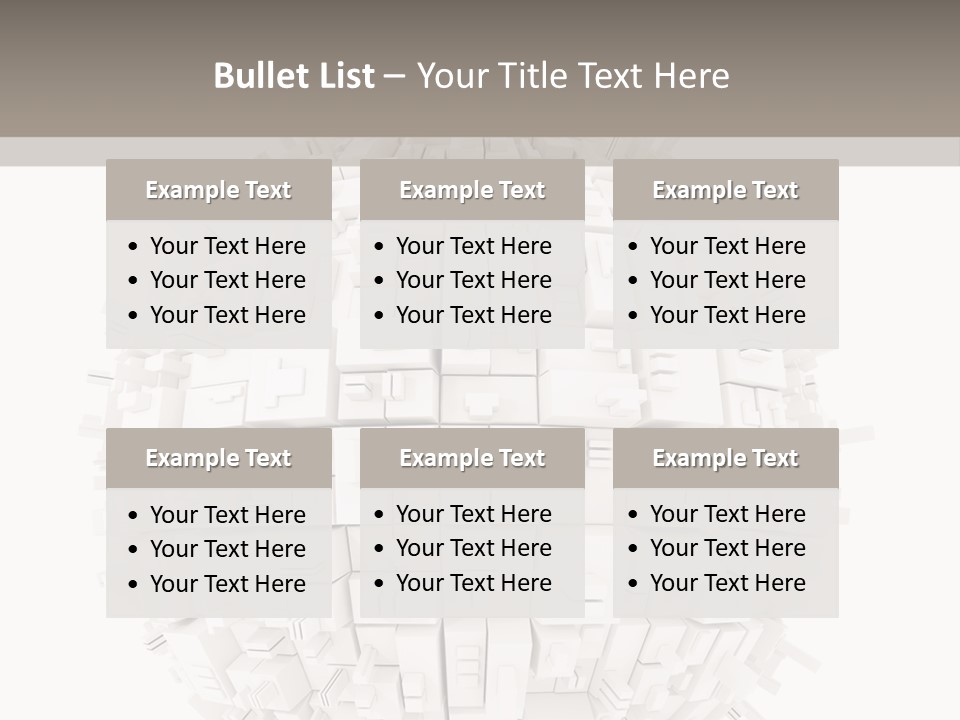 Decoration Illustration Architecture PowerPoint Template