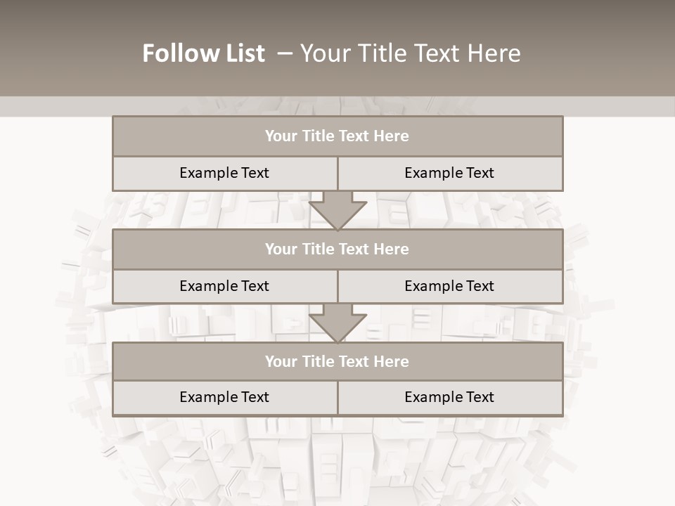 Decoration Illustration Architecture PowerPoint Template