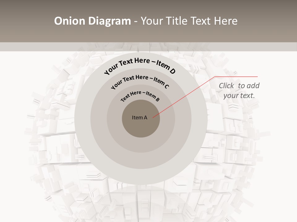 Decoration Illustration Architecture PowerPoint Template