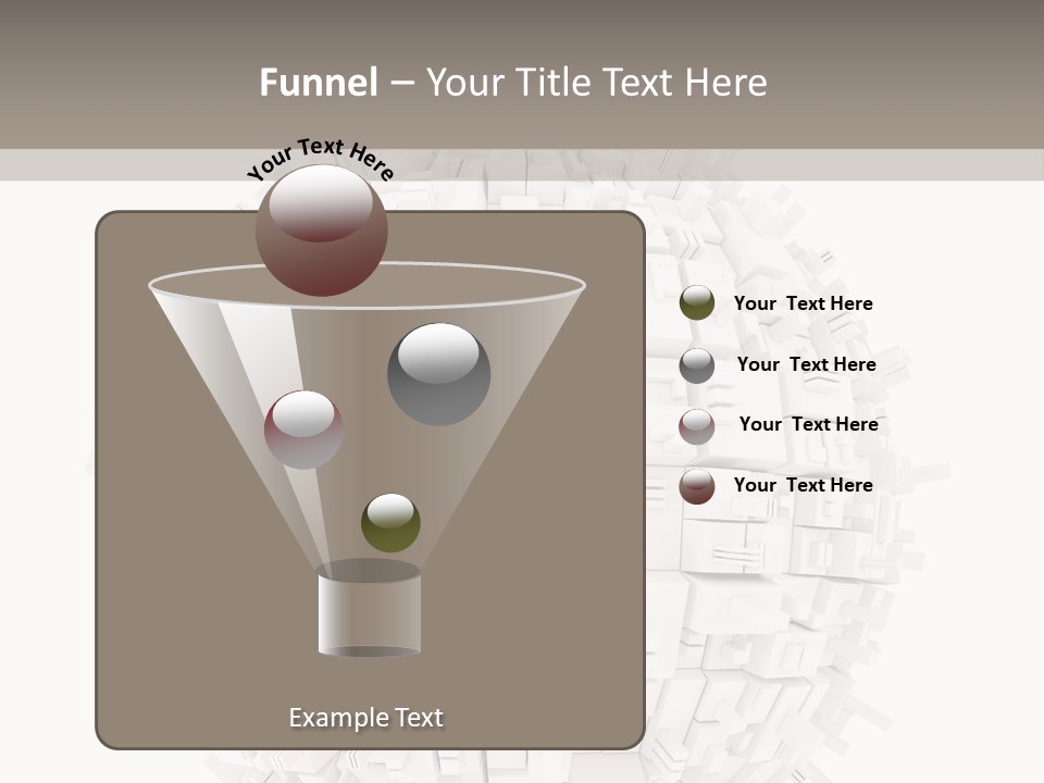 Decoration Illustration Architecture PowerPoint Template