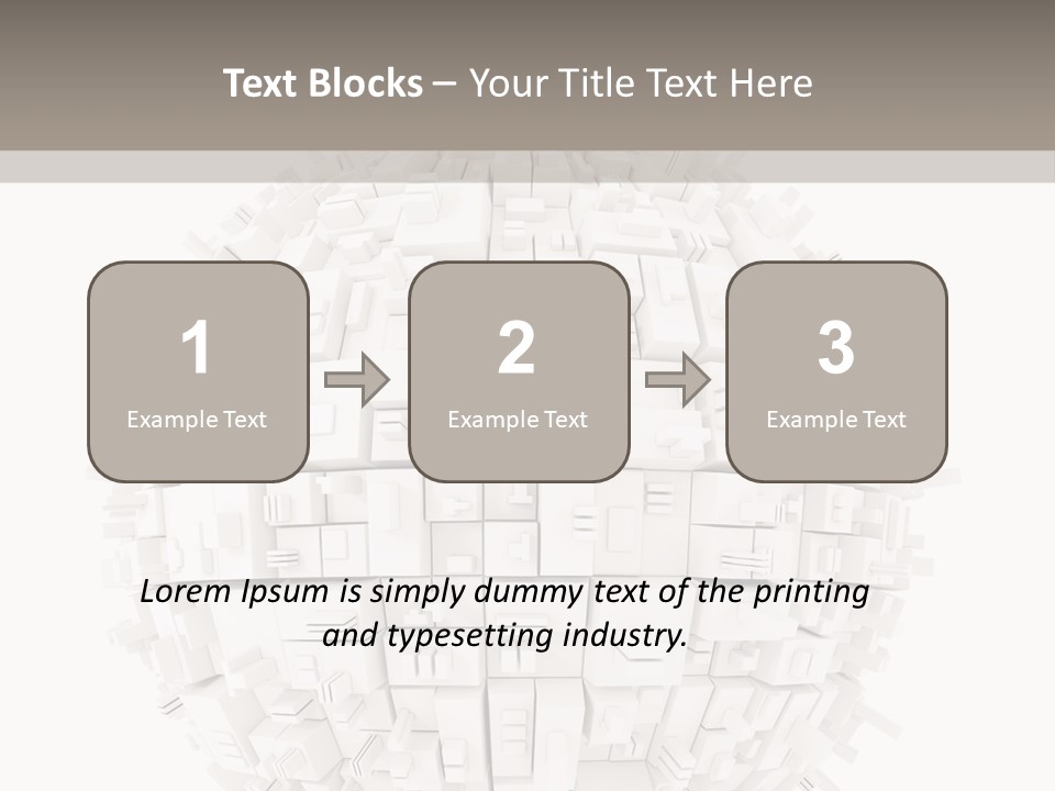 Decoration Illustration Architecture PowerPoint Template