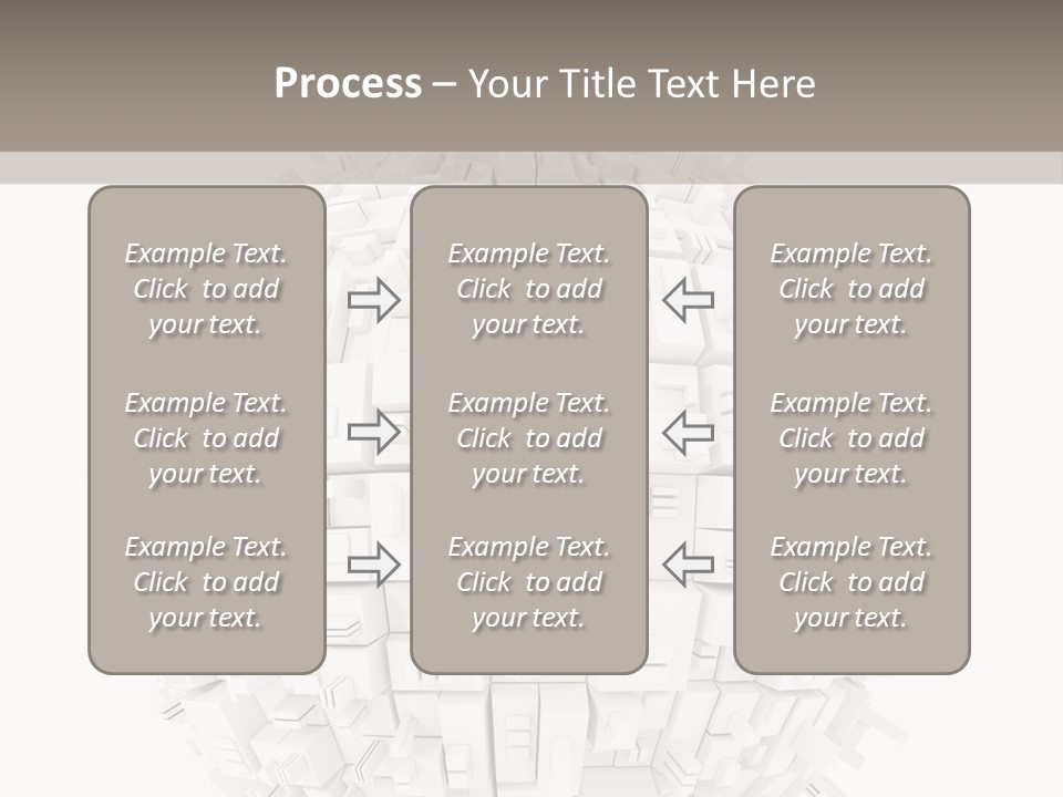 Decoration Illustration Architecture PowerPoint Template