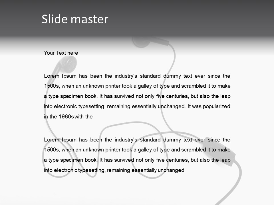 Stereo Mobility Studio PowerPoint Template