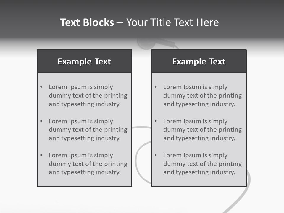 Stereo Mobility Studio PowerPoint Template