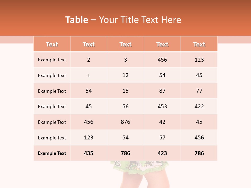 Protection Beautiful Woman PowerPoint Template