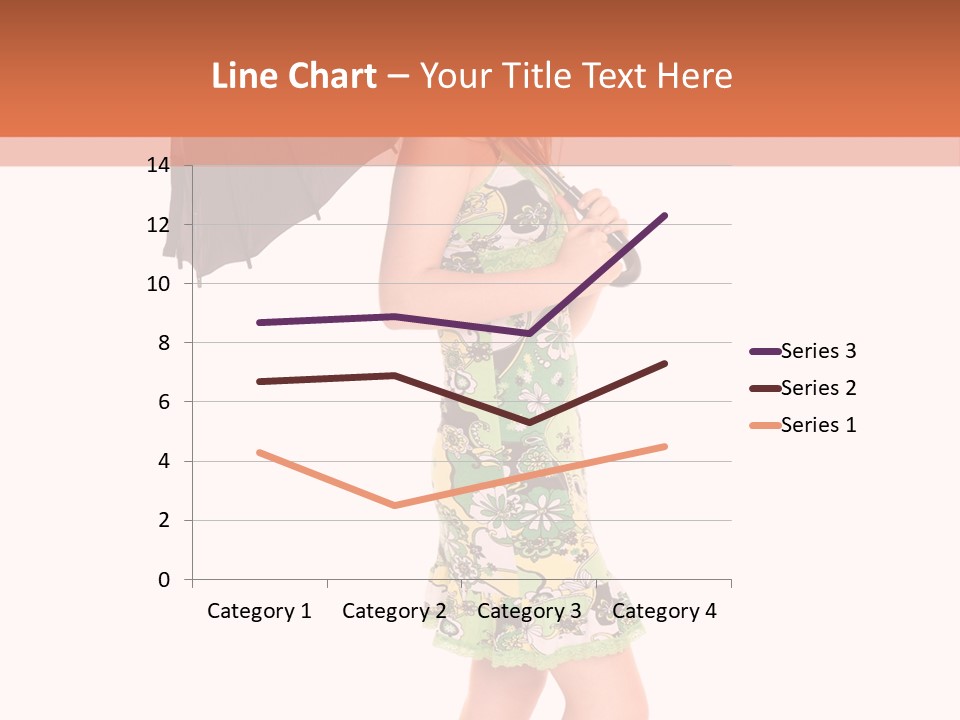 Protection Beautiful Woman PowerPoint Template