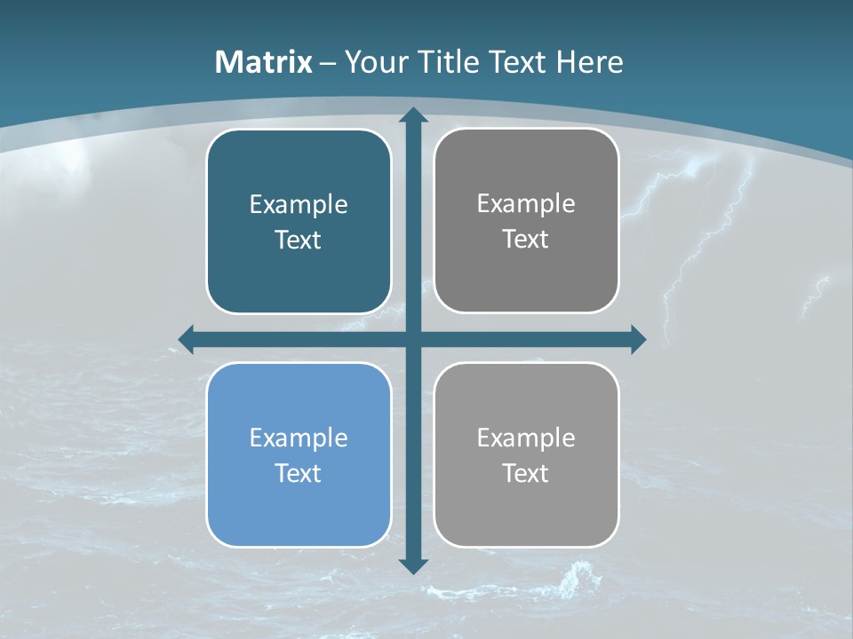 Cumulus Threat Water PowerPoint Template