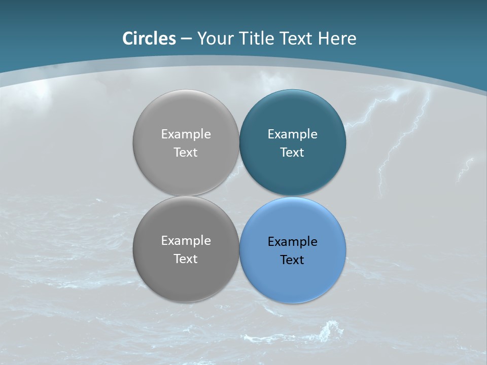 Cumulus Threat Water PowerPoint Template