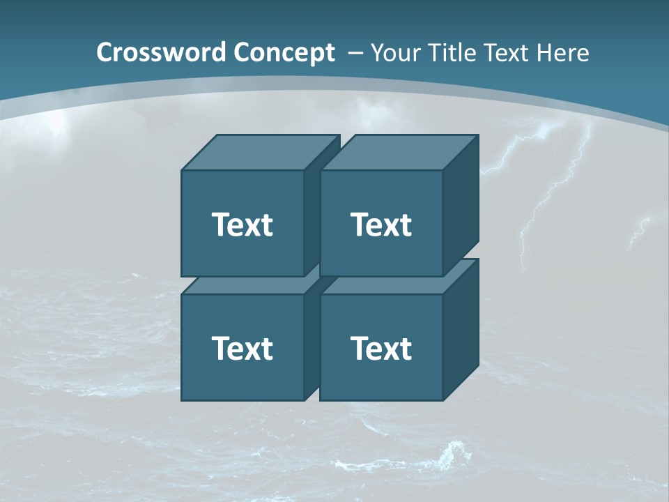 Cumulus Threat Water PowerPoint Template