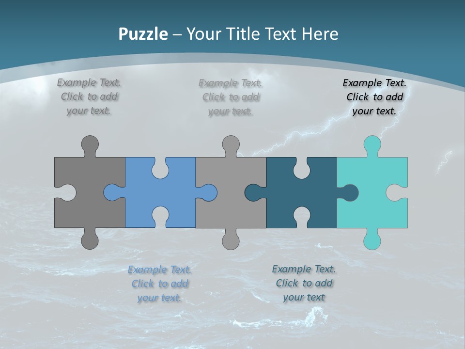 Cumulus Threat Water PowerPoint Template