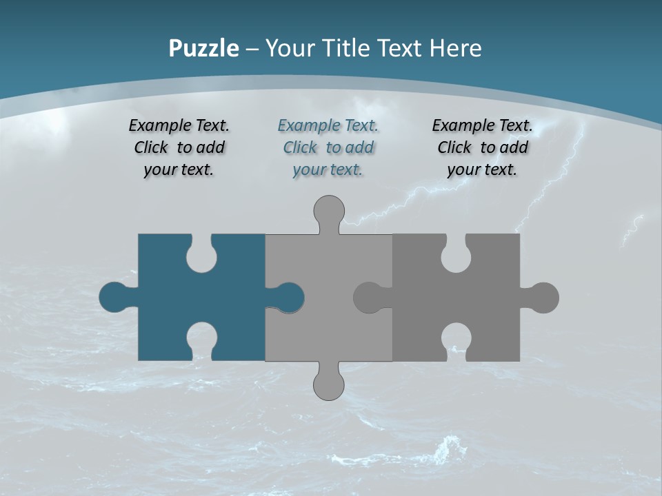 Cumulus Threat Water PowerPoint Template