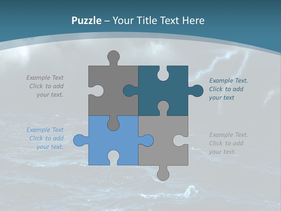 Cumulus Threat Water PowerPoint Template