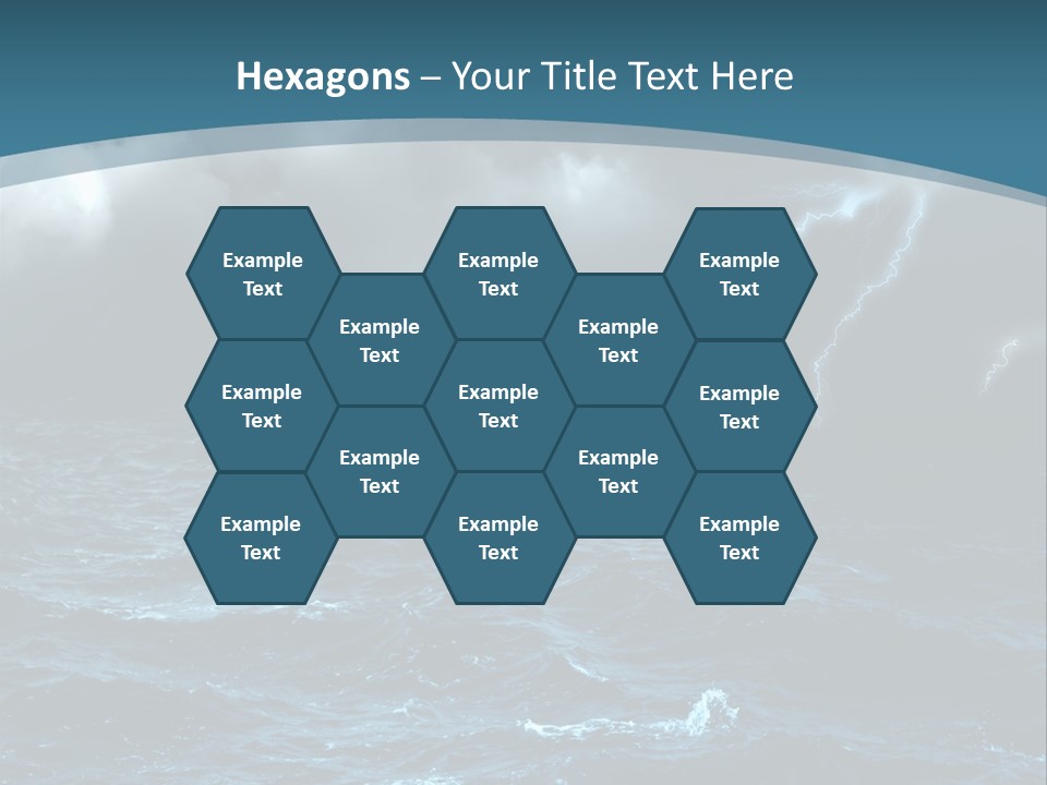 Cumulus Threat Water PowerPoint Template