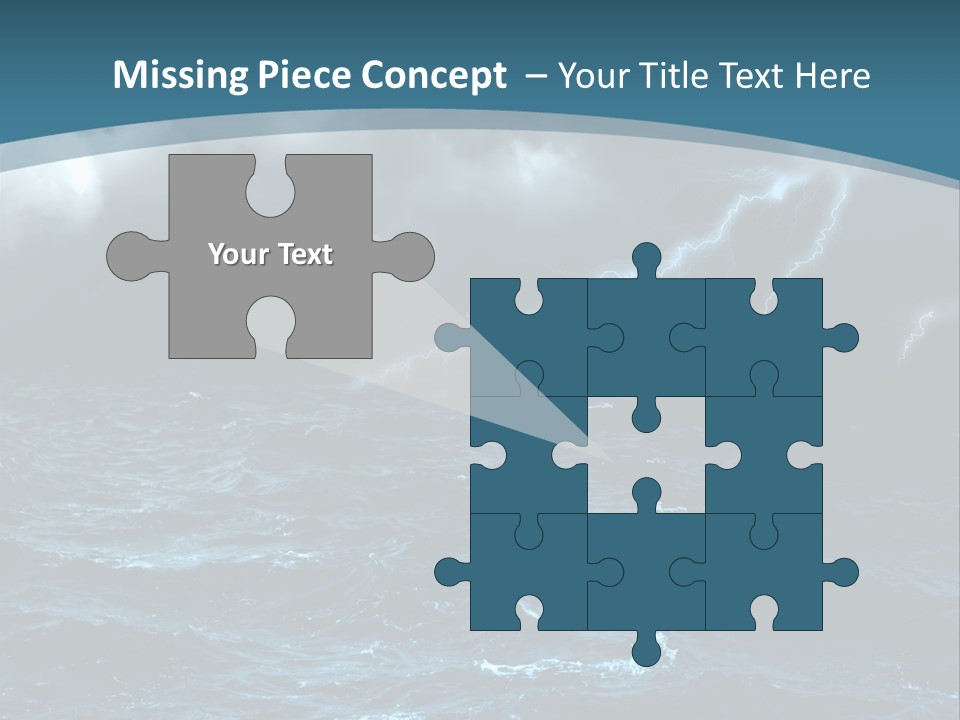 Cumulus Threat Water PowerPoint Template