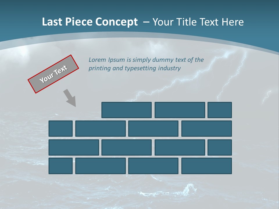 Cumulus Threat Water PowerPoint Template