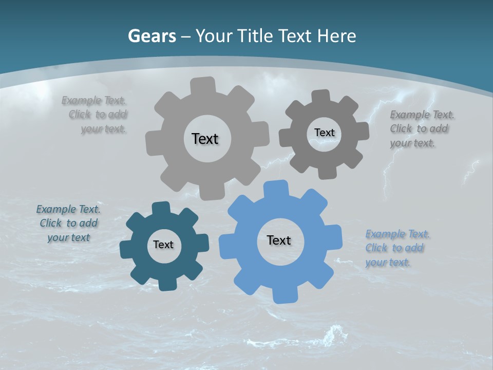 Cumulus Threat Water PowerPoint Template