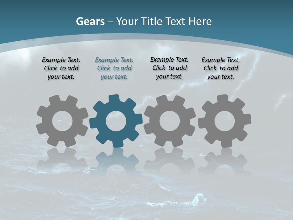 Cumulus Threat Water PowerPoint Template