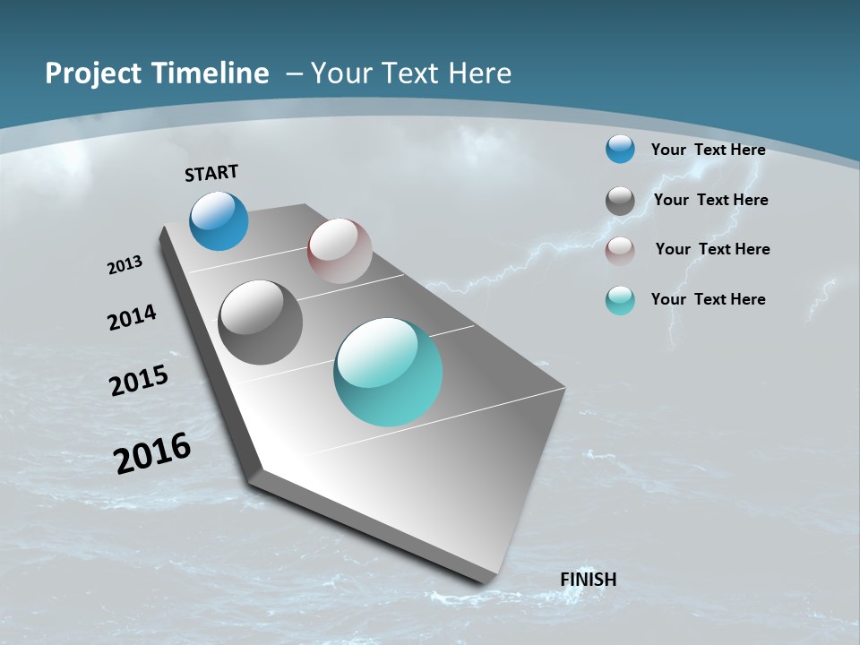 Cumulus Threat Water PowerPoint Template