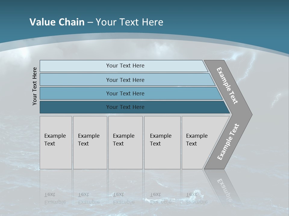 Cumulus Threat Water PowerPoint Template