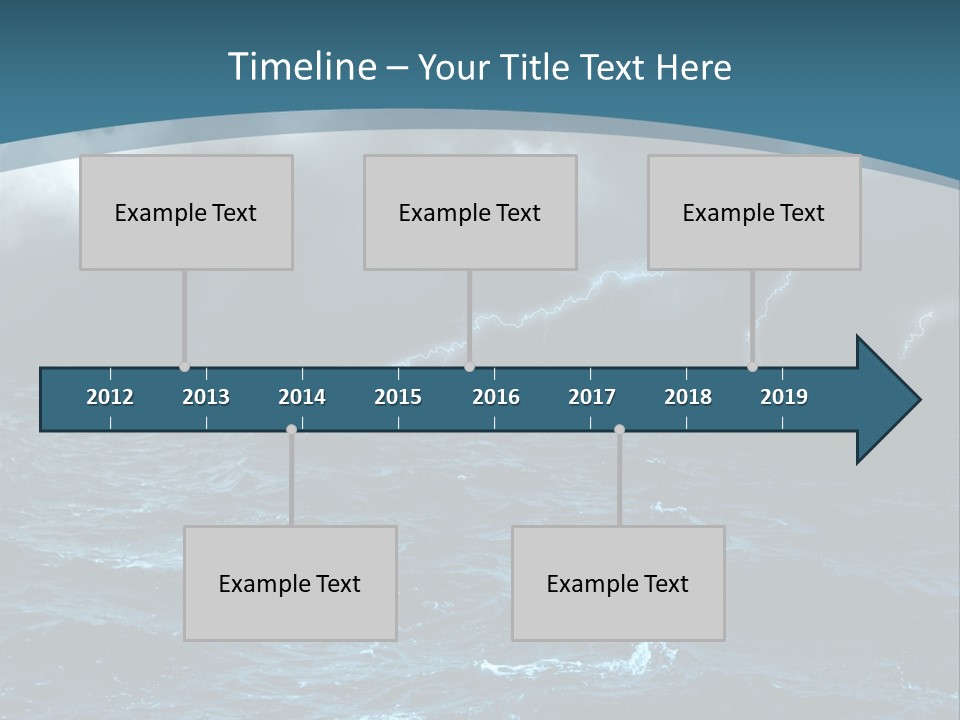 Cumulus Threat Water PowerPoint Template