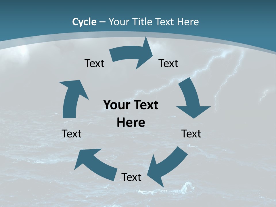 Cumulus Threat Water PowerPoint Template