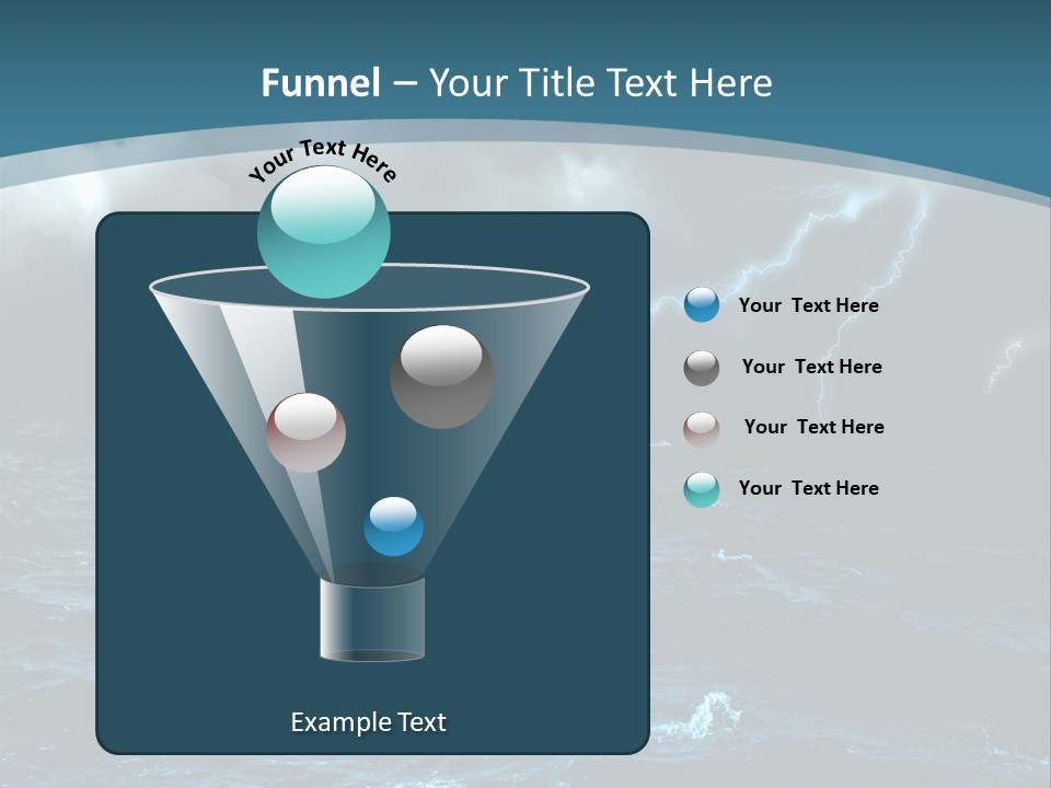 Cumulus Threat Water PowerPoint Template