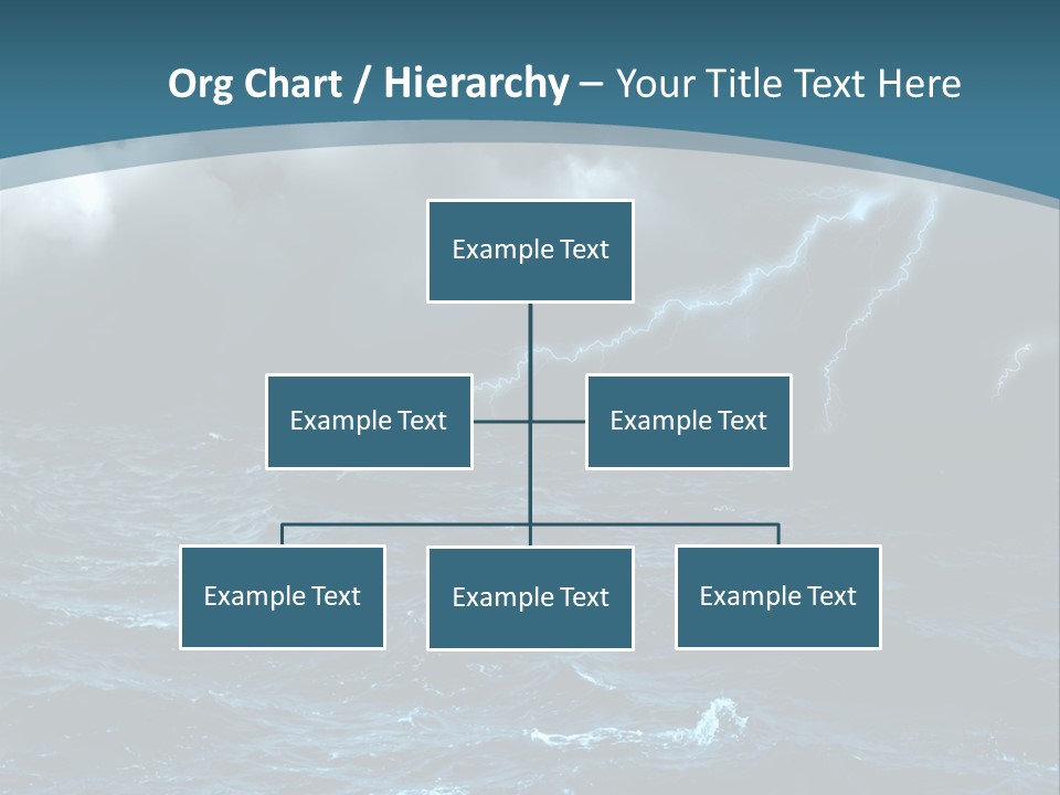Cumulus Threat Water PowerPoint Template