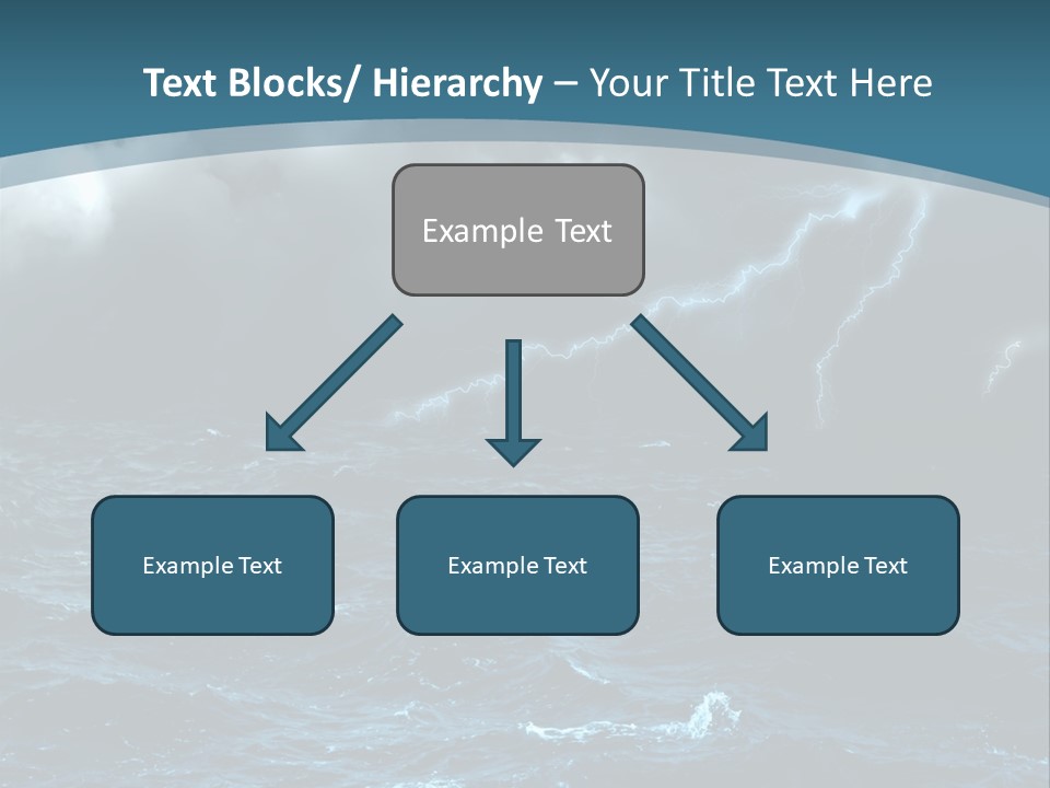 Cumulus Threat Water PowerPoint Template
