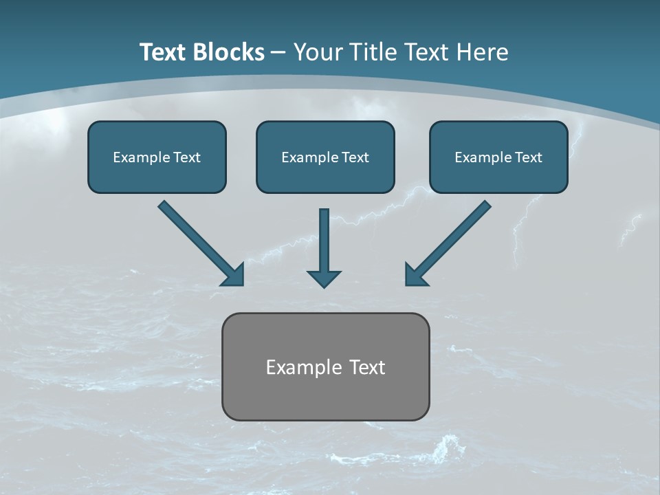 Cumulus Threat Water PowerPoint Template