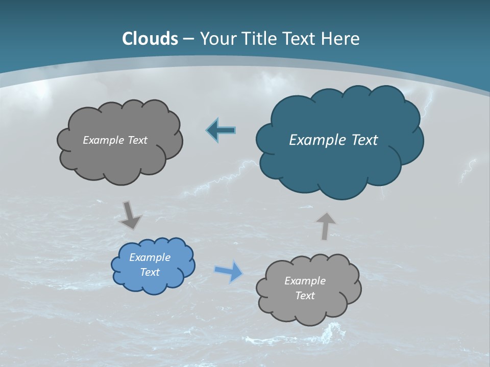 Cumulus Threat Water PowerPoint Template