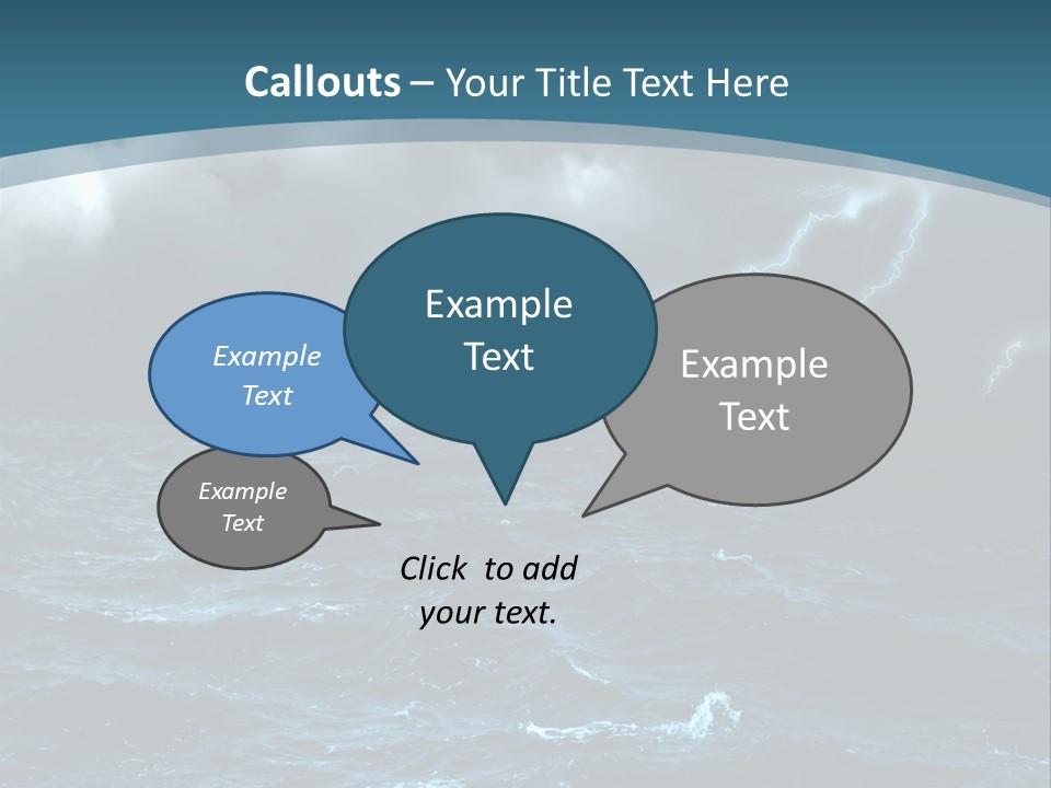 Cumulus Threat Water PowerPoint Template
