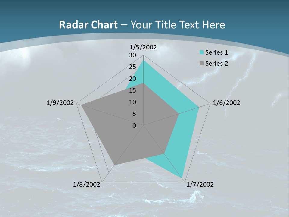 Cumulus Threat Water PowerPoint Template