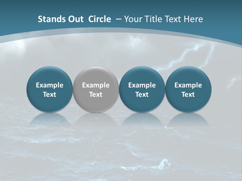 Cumulus Threat Water PowerPoint Template