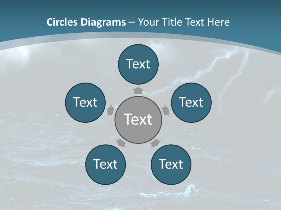 Cumulus Threat Water PowerPoint Template