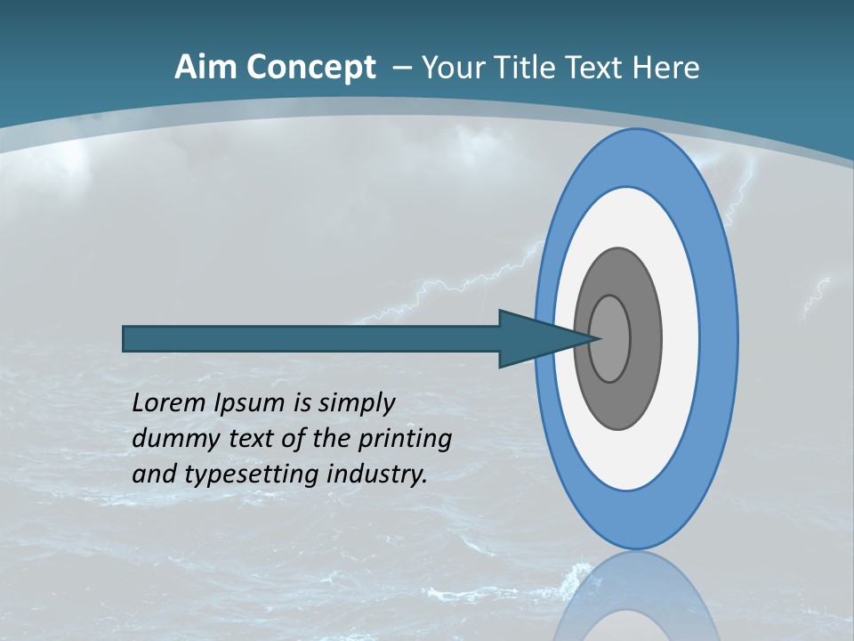 Cumulus Threat Water PowerPoint Template