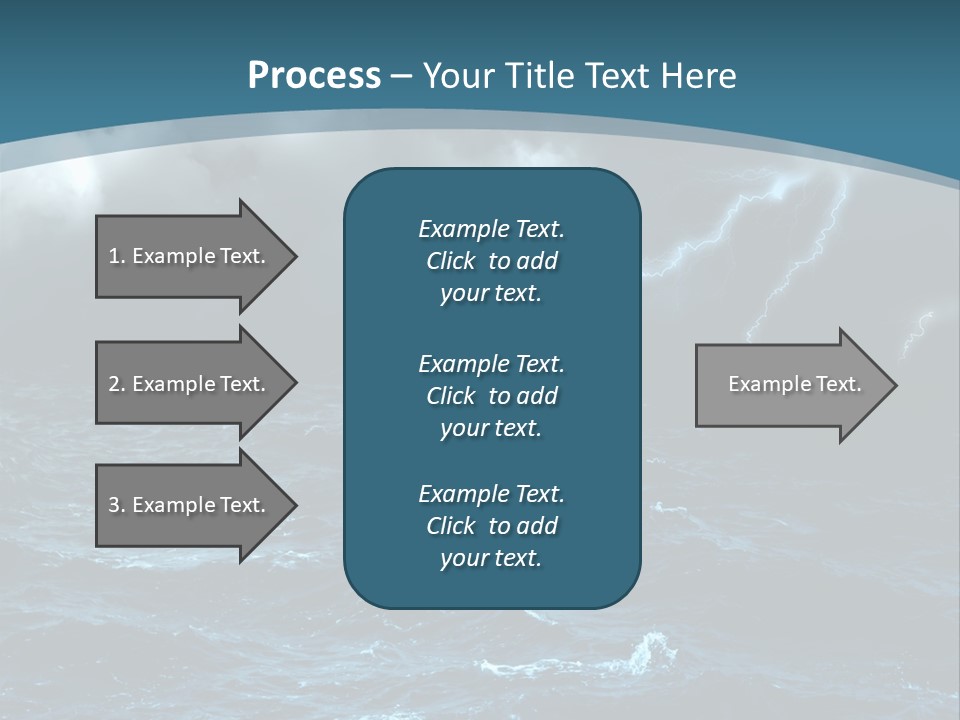 Cumulus Threat Water PowerPoint Template