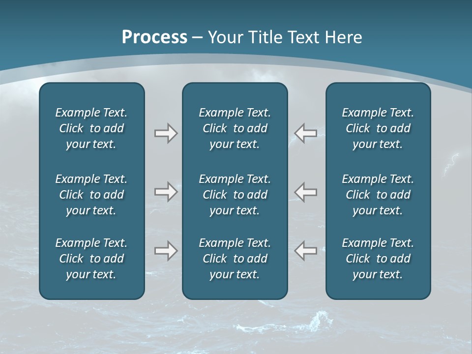 Cumulus Threat Water PowerPoint Template