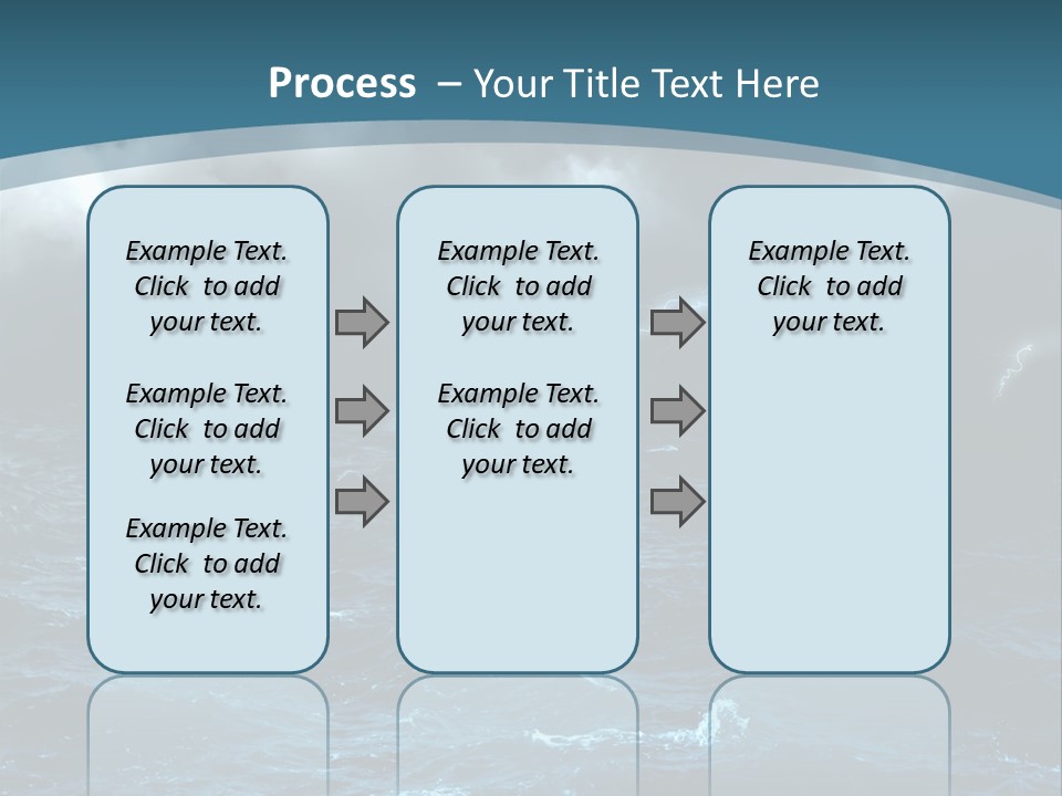 Cumulus Threat Water PowerPoint Template