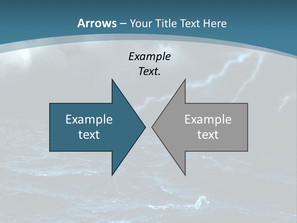 Cumulus Threat Water PowerPoint Template