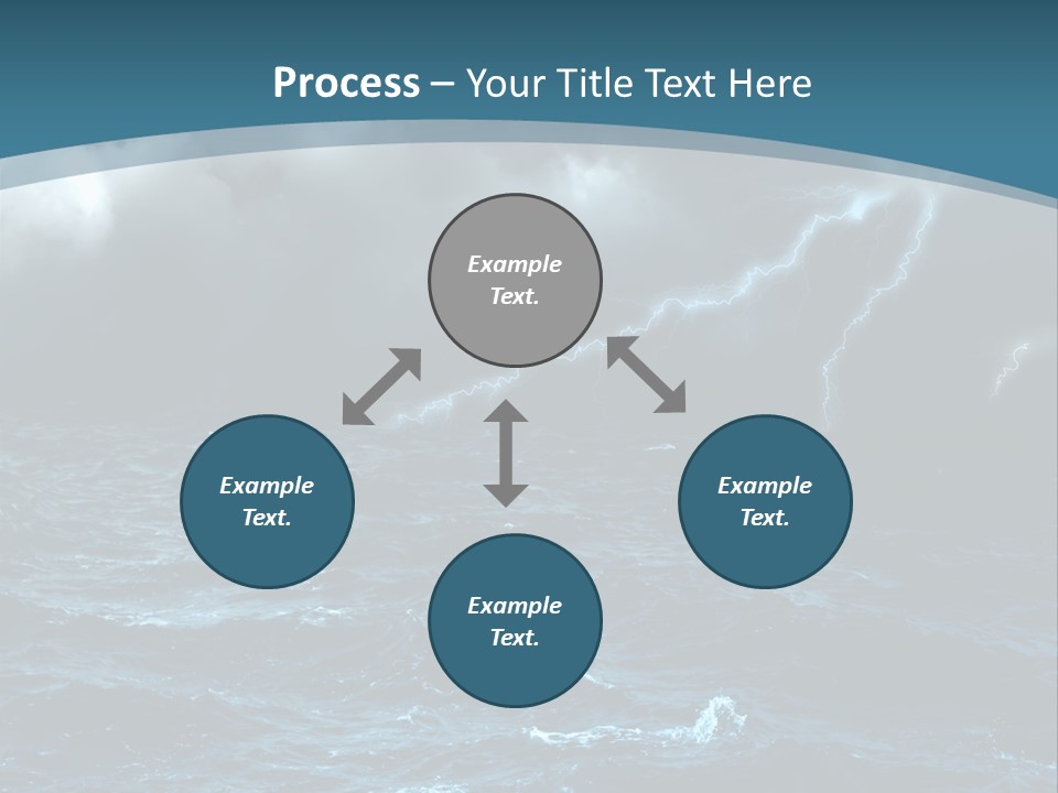Cumulus Threat Water PowerPoint Template