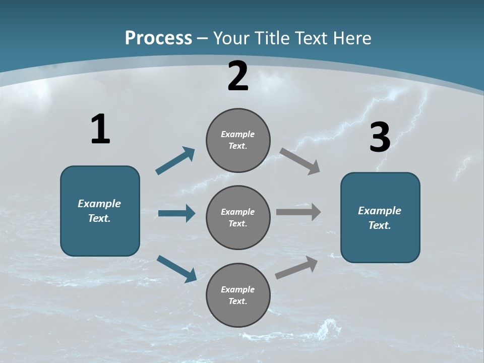 Cumulus Threat Water PowerPoint Template
