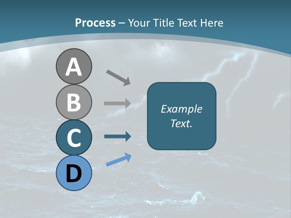 Cumulus Threat Water PowerPoint Template