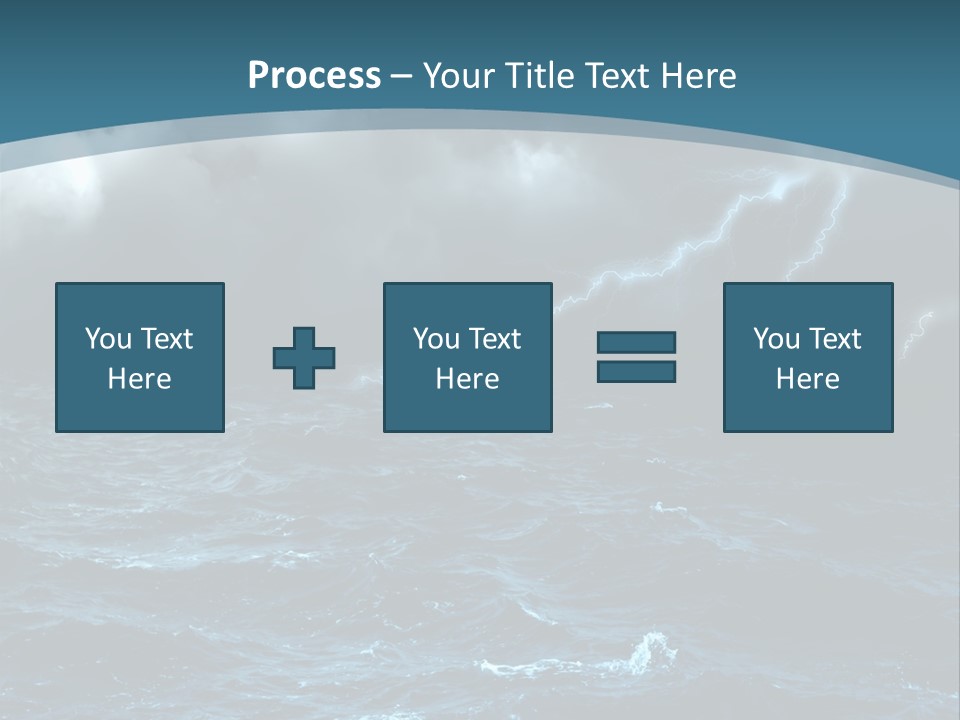 Cumulus Threat Water PowerPoint Template