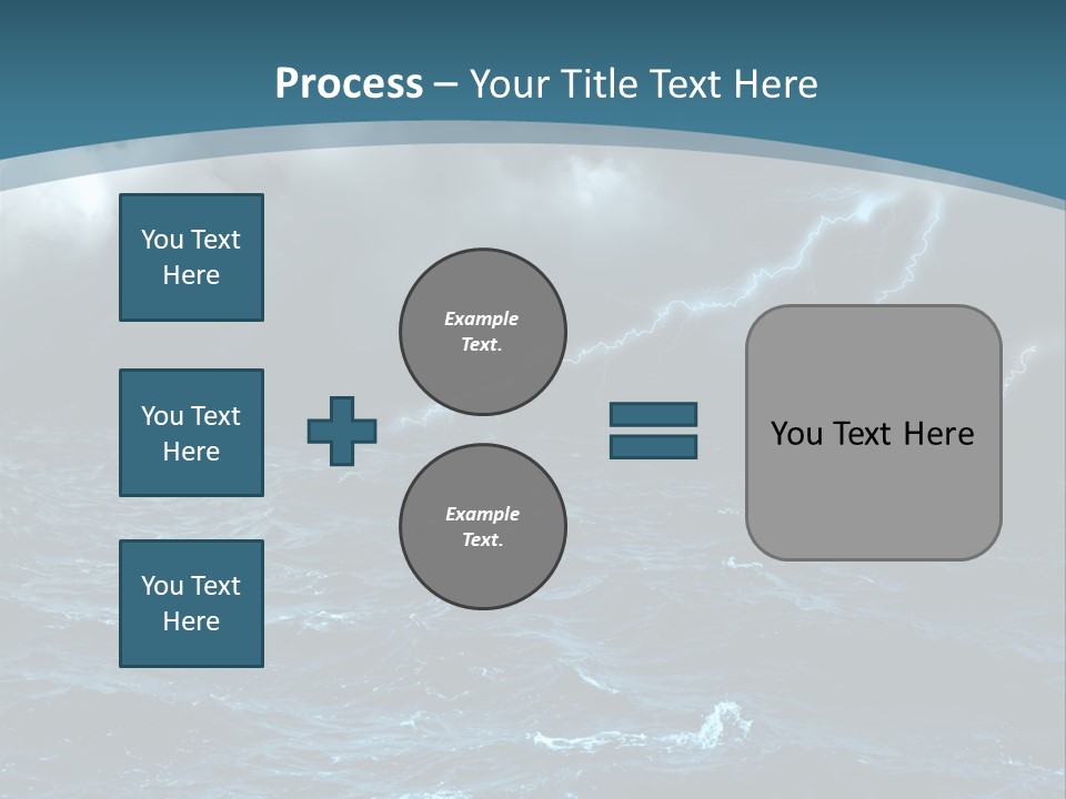 Cumulus Threat Water PowerPoint Template