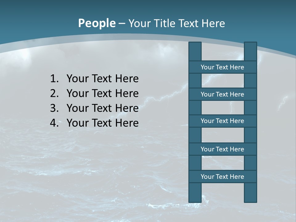 Cumulus Threat Water PowerPoint Template