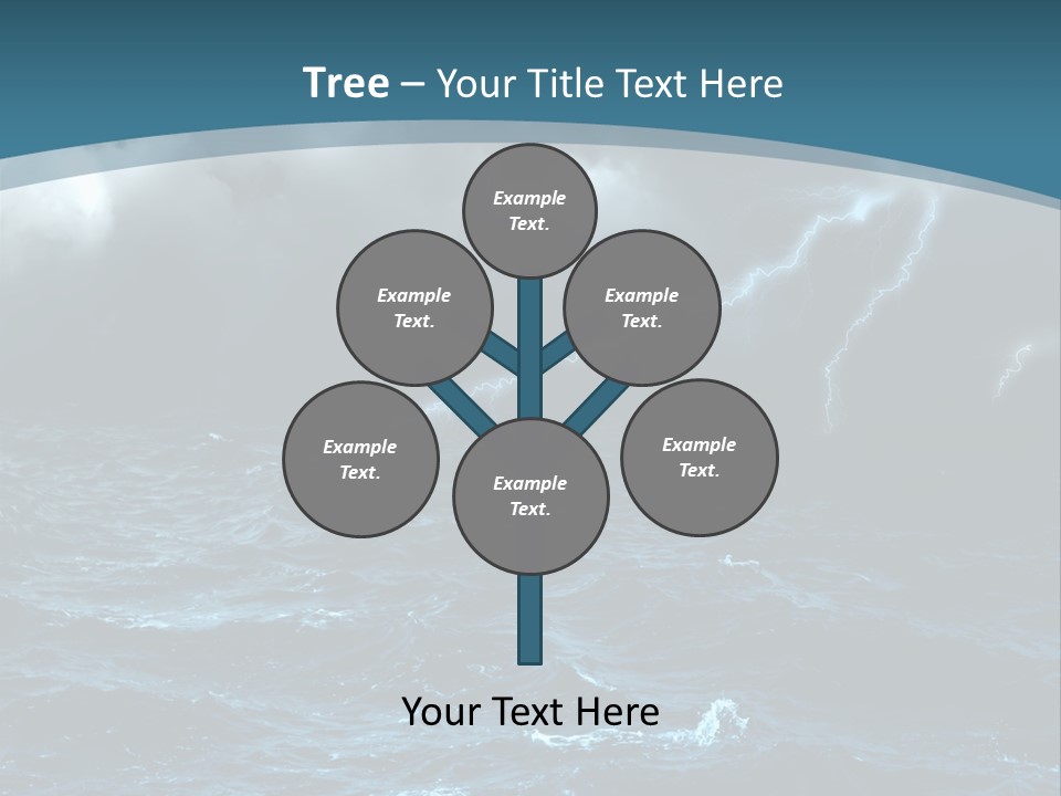 Cumulus Threat Water PowerPoint Template