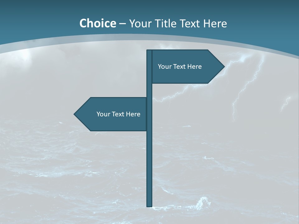 Cumulus Threat Water PowerPoint Template