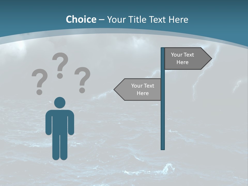 Cumulus Threat Water PowerPoint Template