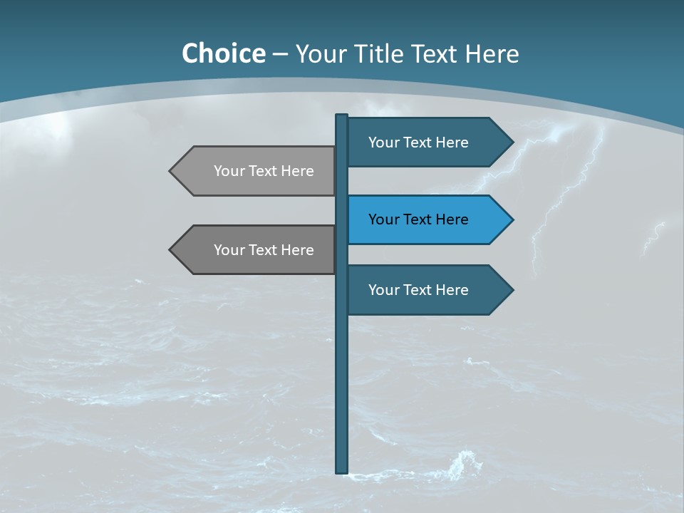Cumulus Threat Water PowerPoint Template