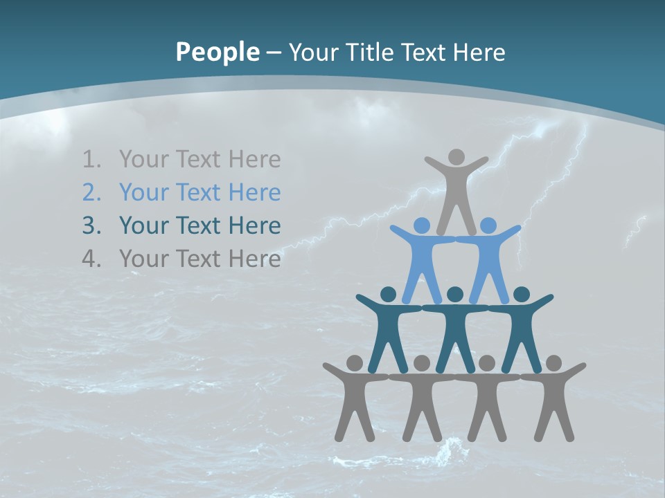 Cumulus Threat Water PowerPoint Template